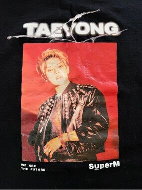 SuperM Band tee featuring TAEYONG